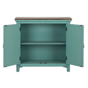 Kensington 2 Door Accent Cabinet in Turquoise image