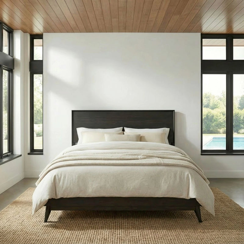 Century Modern King Platform Bed image