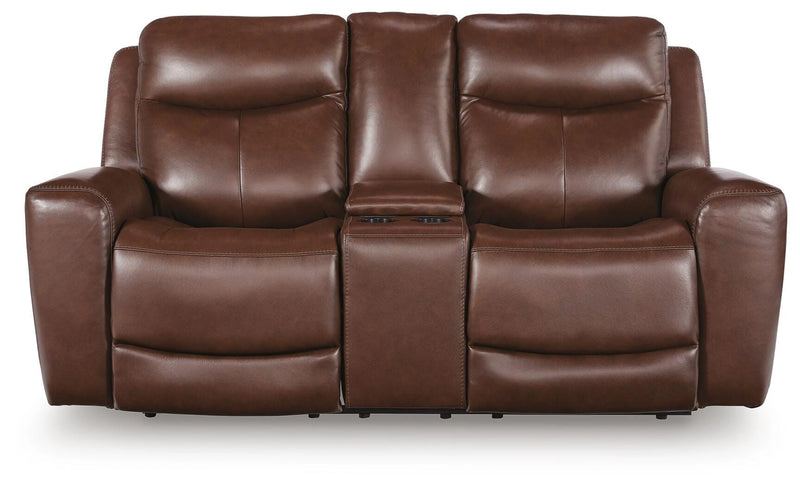 Momentum Moves Power Reclining Loveseat with Console