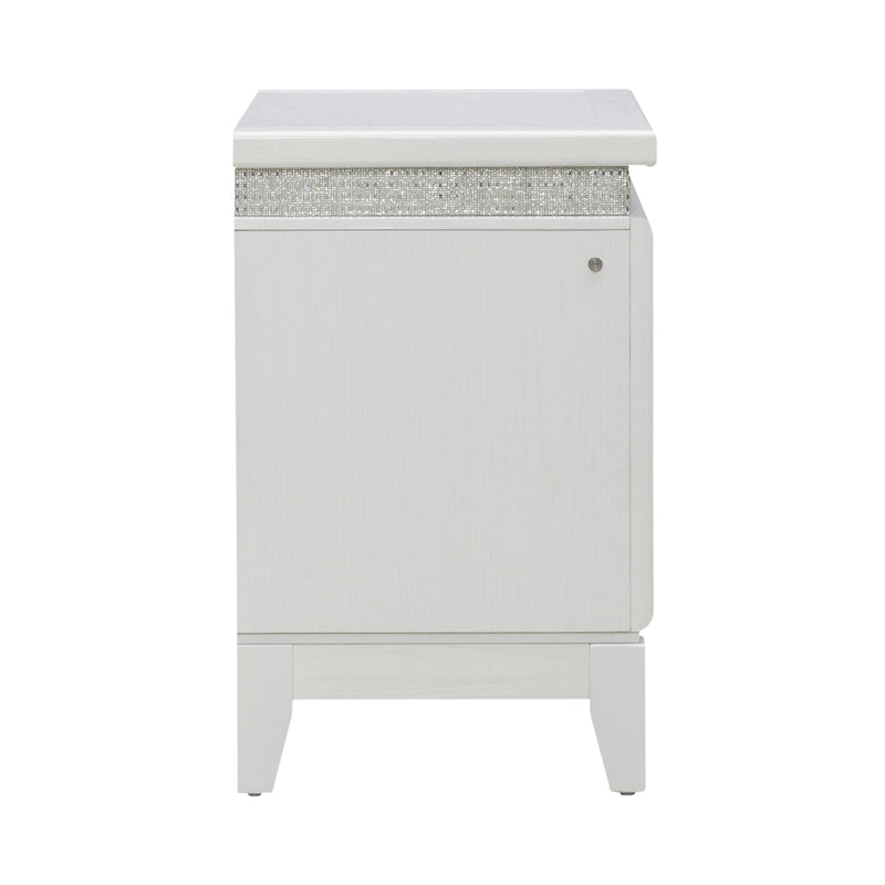 Reflections Nightstand w/ Lights and Charging Station image