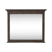 Paradise Valley Landscape Mirror in Saddle Brown image
