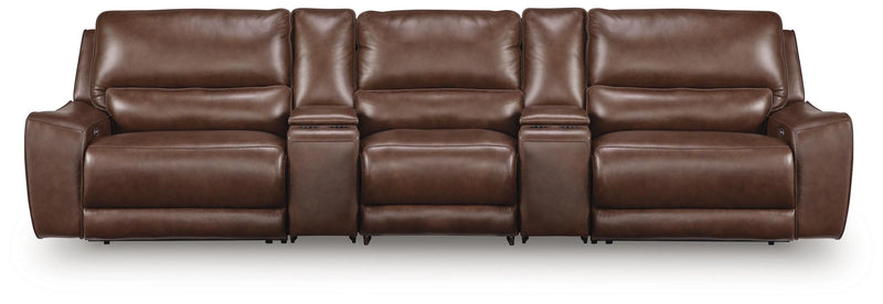Silverbrooke Reclining Sectional with Storage Consoles