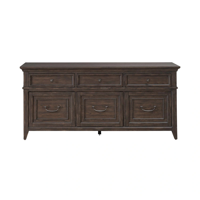 Paradise Valley Credenza in Saddle Brown image