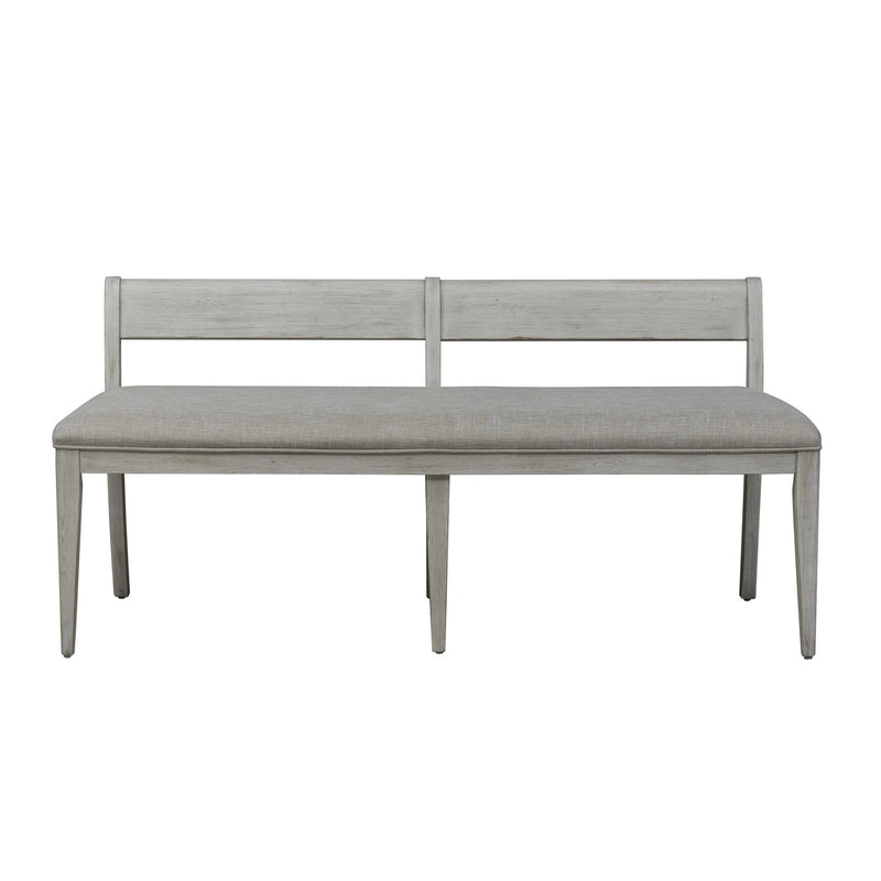 Farmhouse Reimagined Upholstered Bench (RTA) in Antique White image