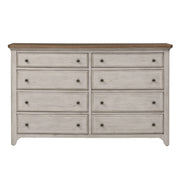 Farmhouse Reimagined Drawer Dresser in Antique White image