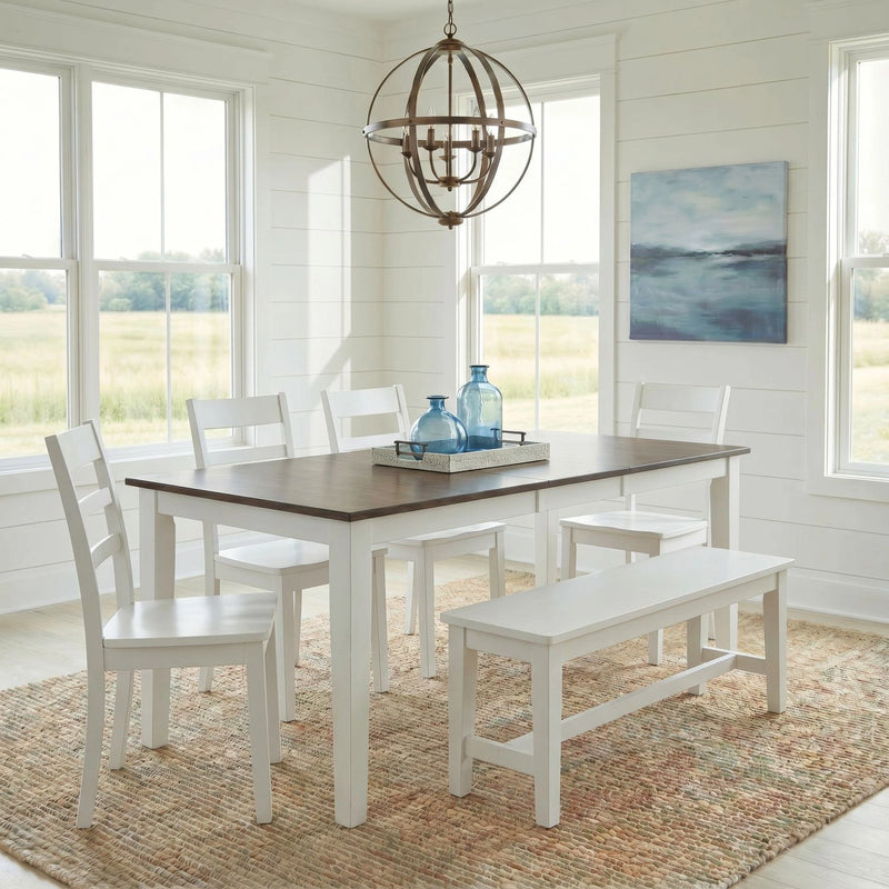 Landale 6 Piece Leg Table Set image