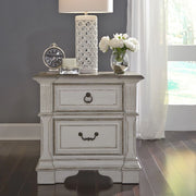 Abbey Park Panel Bed, Dresser & Mirror, Chest, Night Stand image