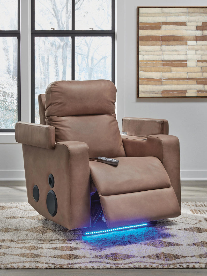 Flinlock Power Glider Recliner with Audio System