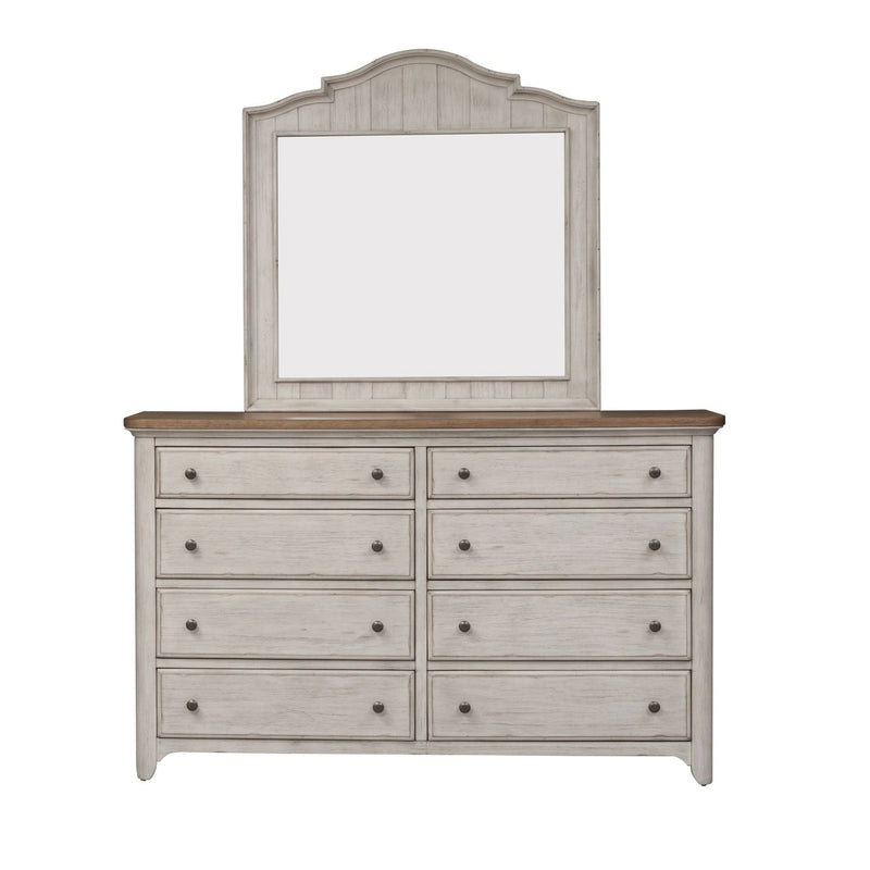 Farmhouse Reimagined Poster Bed, Dresser & Mirror, Night Stand image