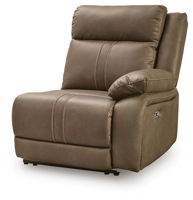 Max-Media Power Reclining Sectional with Audio Console