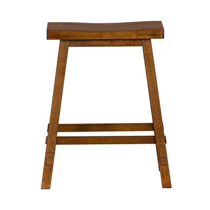 Creations 24 Inch Sawhorse Counter Stool - Tobacco (RTA) image