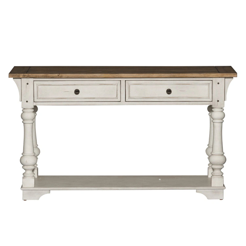 Morgan Creek Sofa Table in Antique White image