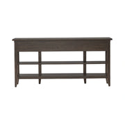 Paradise Valley Hall Console Table in Saddle Brown EST SHIP TIME APPX 4 WEEKS image