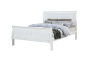 Crown Mark Louis Philip Queen Sleigh Bed in White image