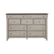 Ivy Hollow 9 Drawer Dresser in Weathered Linen image