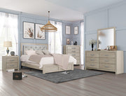 Crown Mark Furniture Jaylen 2 Drawer Nightstand in Gray image