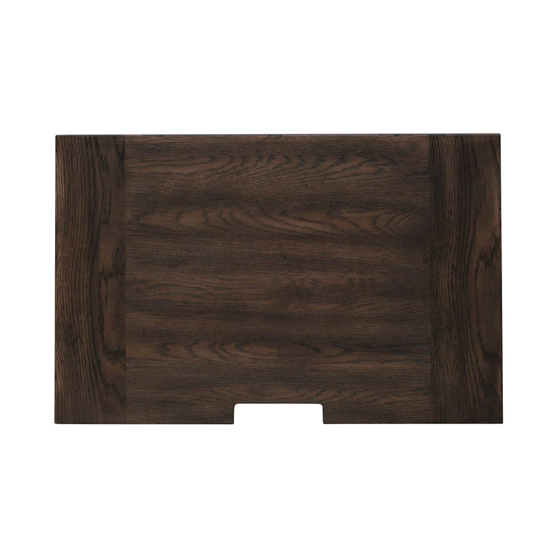 Paradise Valley Nightstand with Charging Station in Saddle Brown image