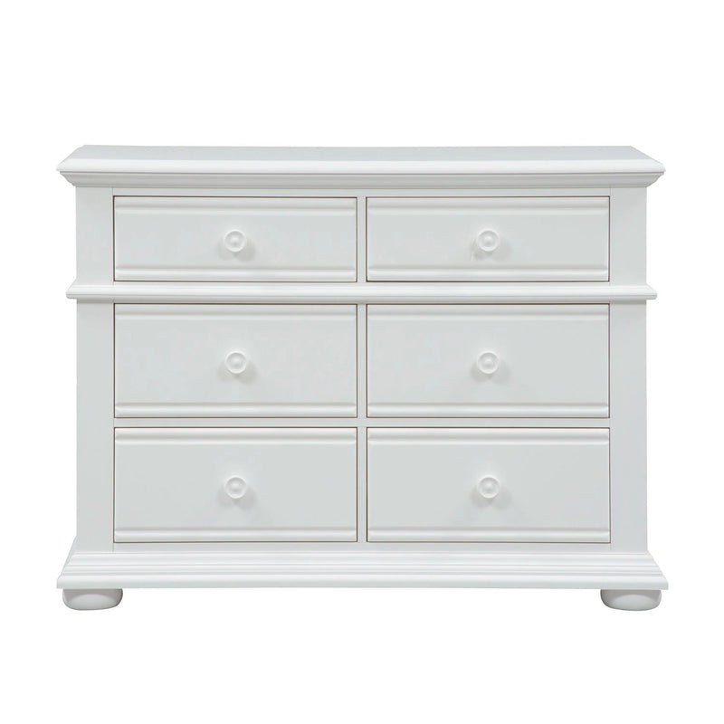Summer House 6 Drawer Dresser in Oyster White image