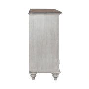 Ocean Isle Buffet in Antique White with Weathered Pine image