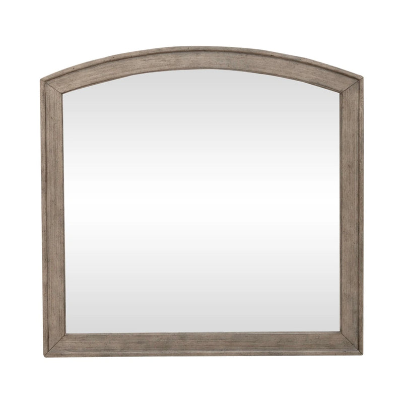 Avalon Arched Mirror in Burnished Beige image