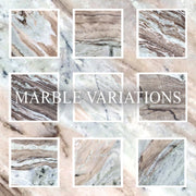 Kaleidoscope Round Pedestal Marble Table Top image