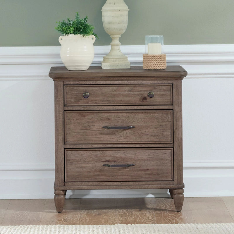 Hickory Grove Nightstand w/ Charging Station image