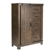 Thornwood Hills Sliding Door Chest in Rock Beaten Gray image