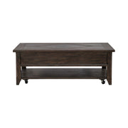 Paradise Valley Rectangular Cocktail Table in Saddle Brown image
