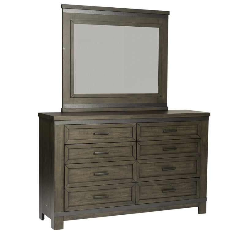 Thornwood Hills Panel Bed, Dresser & Mirror image