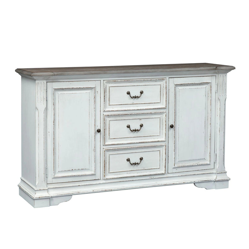 Abbey Park Buffet in Antique White image