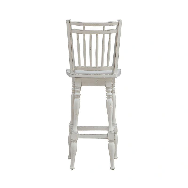 Magnolia Manor Spindle Back Swivel Bar Stool image