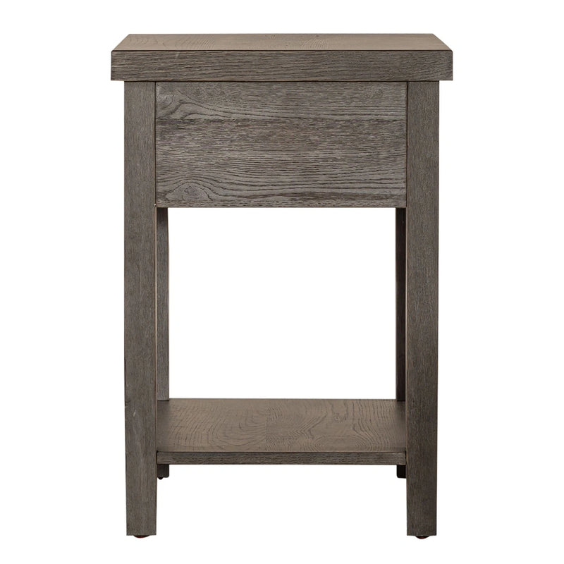 Modern Farmhouse Drawer Chair Side Table image