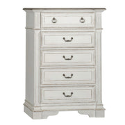 Abbey Park Panel Bed, Dresser & Mirror, Chest, Night Stand image