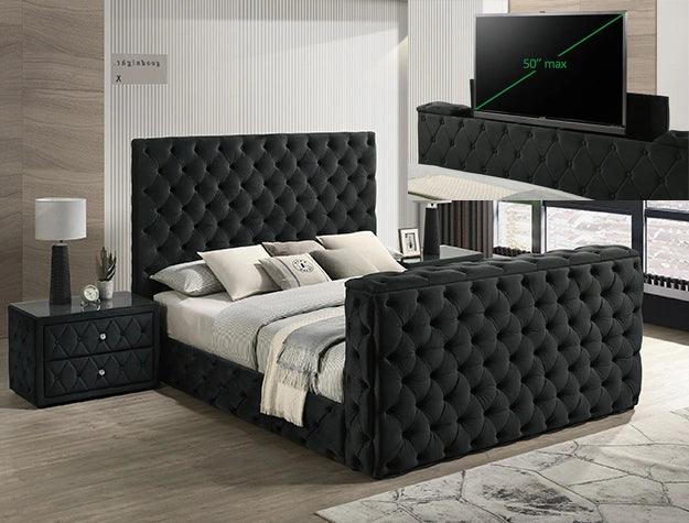 Josephine Bed W TV Lift