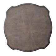 Magnolia Manor Round Accent Table in Antique White Base w/ Weathered Bark Tops image