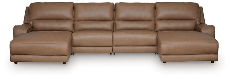 Silverbrooke Reclining Sectional with Double Chaise