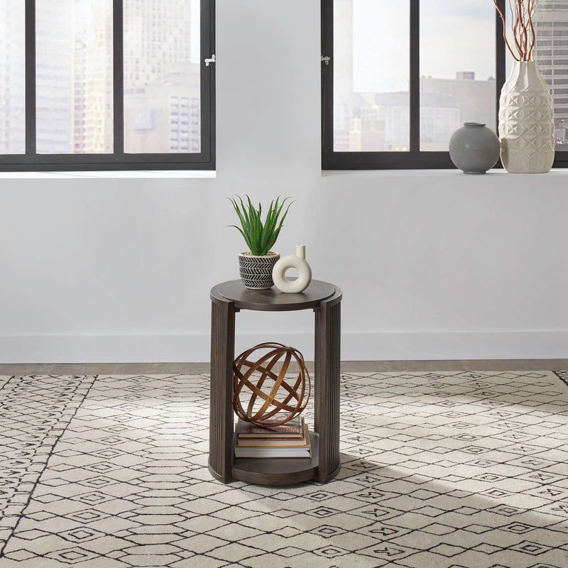 City View Chairside Table in Coffee Bean image
