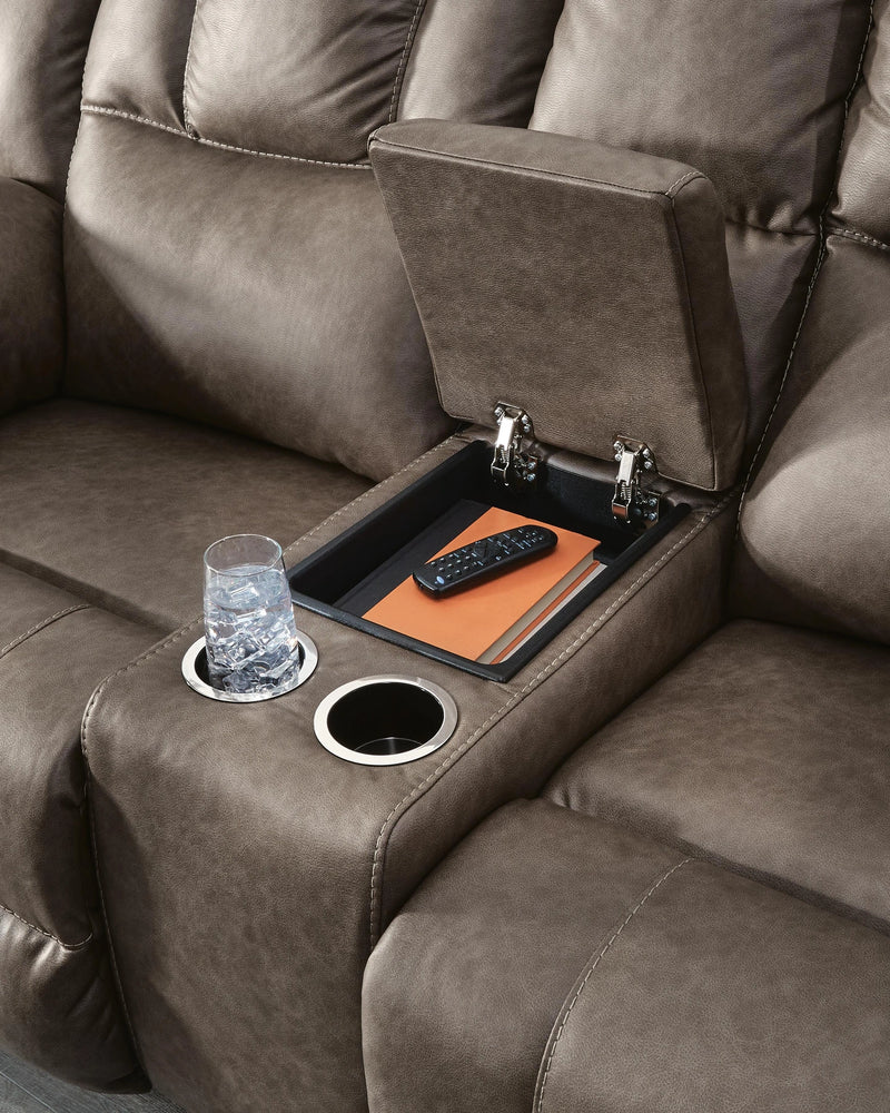 Knoxlee Reclining Loveseat with Console