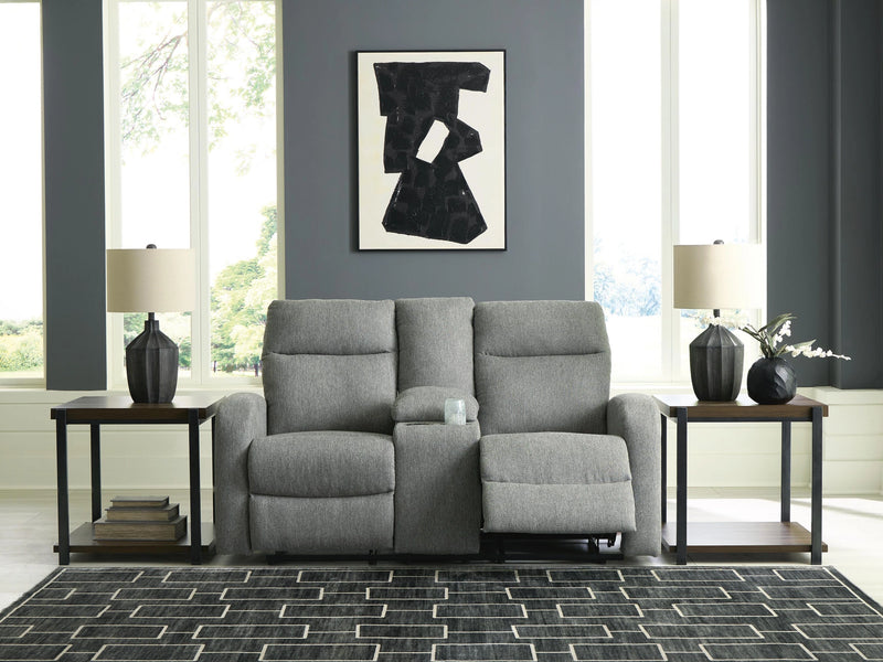 Moreau Place Reclining Loveseat with Console
