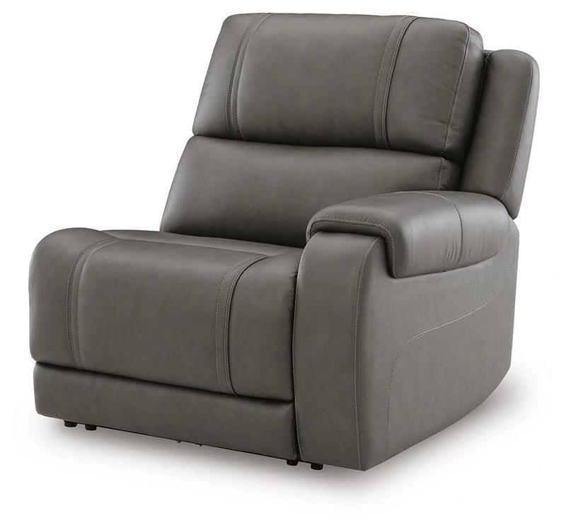 5Z-Harrenhurst Power Reclining Sectional Loveseat with Console