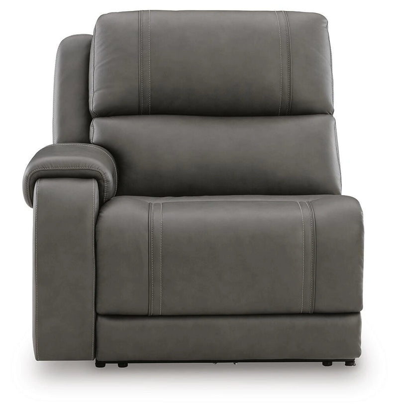 5Z-Harrenhurst Power Reclining Sectional Loveseat with Console