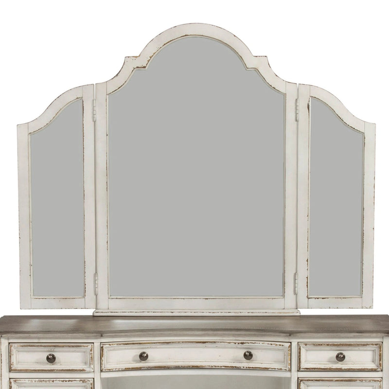 Magnolia Manor Vanity Mirror in Antique White image