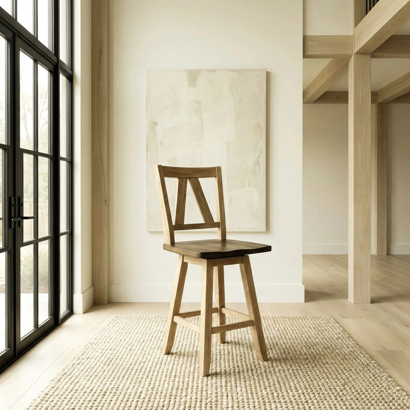 Lindsey Farm Counter Height Swivel Chair (RTA) image