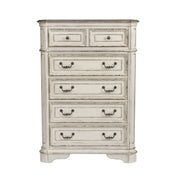Magnolia Manor Uph Bed, Dresser & Mirror, Chest, Night Stand image