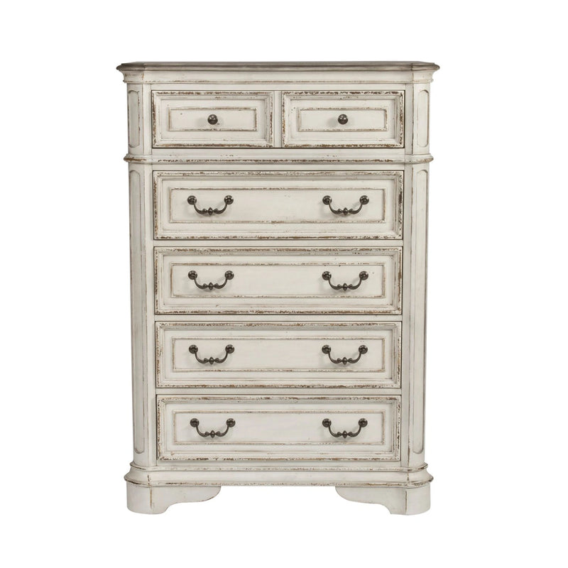 Magnolia Manor Uph Bed, Dresser & Mirror, Chest, Night Stand image