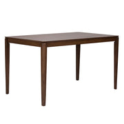 Space Saver Rectangular Leg Table in Satin Walnut image