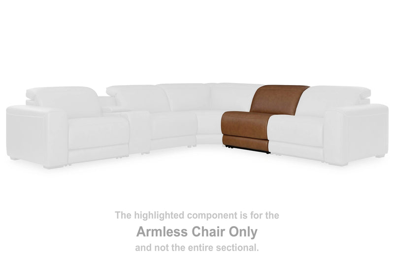 Rally-Up Power Reclining Sectional with Console