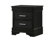 Crown Mark Amalia Nightstand in Black image