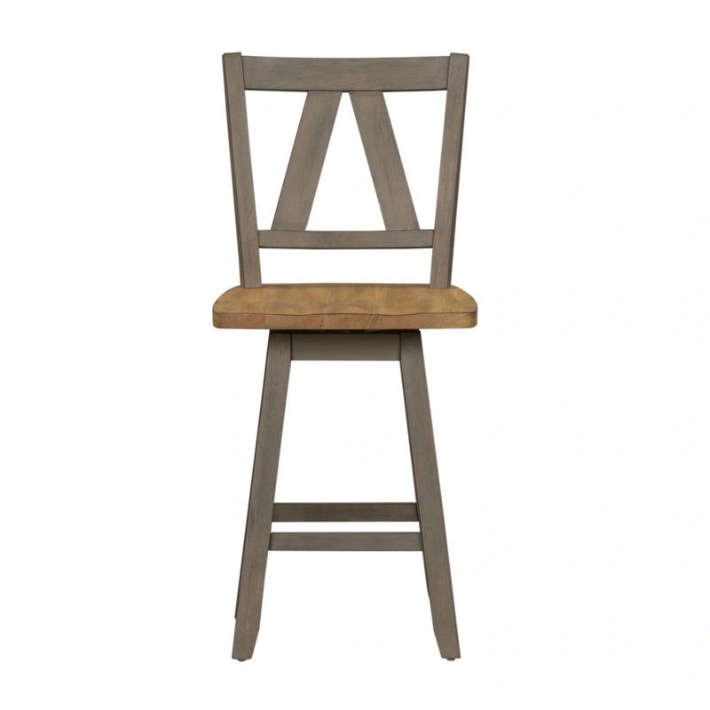 Lindsey Farm Counter Height Swivel Chair (RTA) image