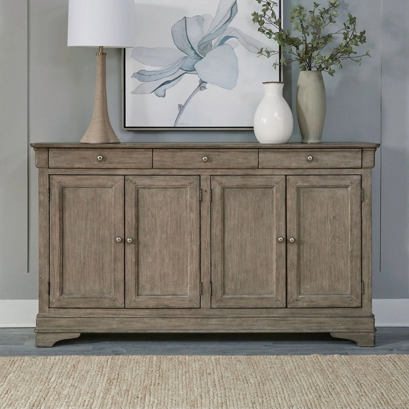 Morrow Bay Hall Buffet in Sandy Taupe EST SHIP TIME APPX 4 WEEKS image